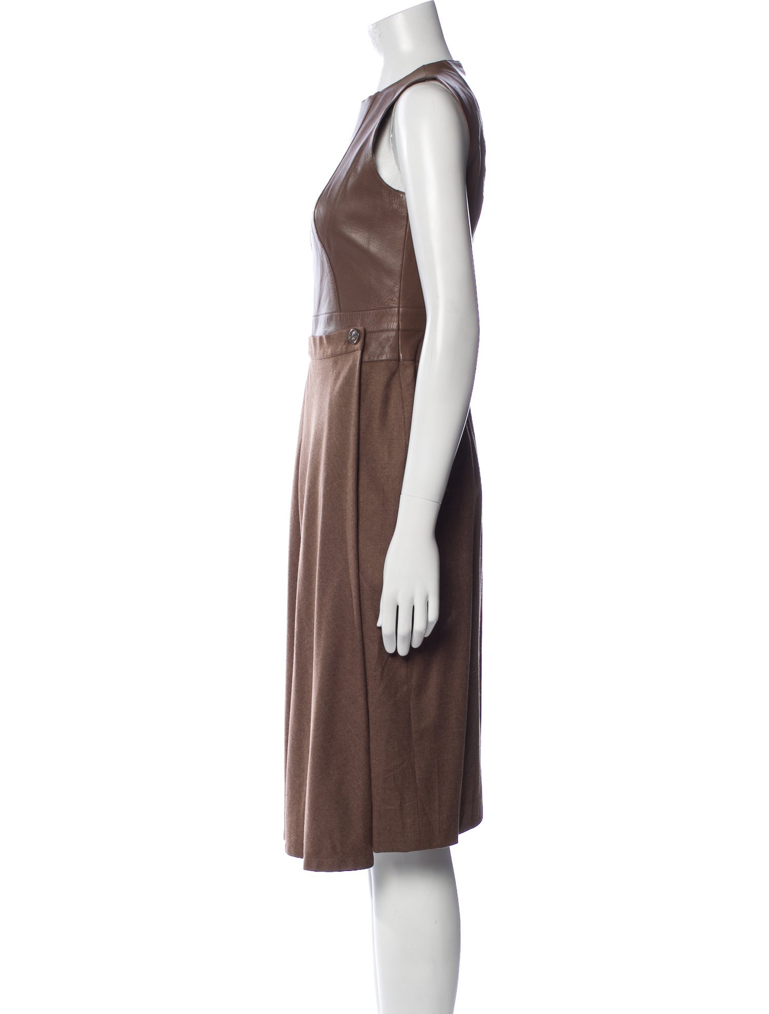 Akris Wool Knee-Length Dress