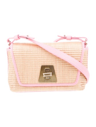 Akris Straw Crossbody Bag