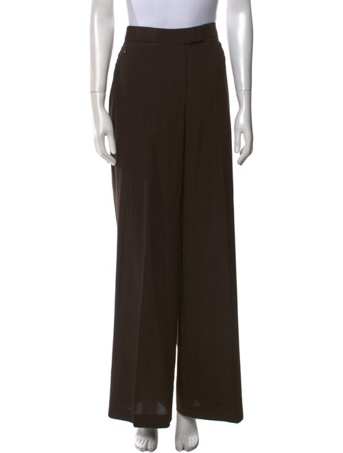 Akris Virgin Wool Wide Leg Pants