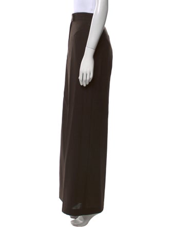 Akris Virgin Wool Wide Leg Pants