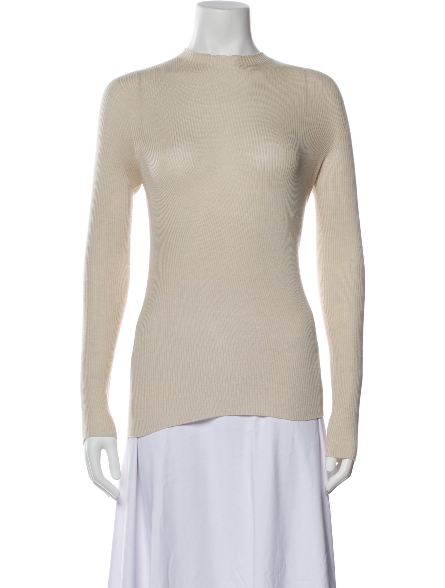 Akris Cashmere Bateau Neckline Top