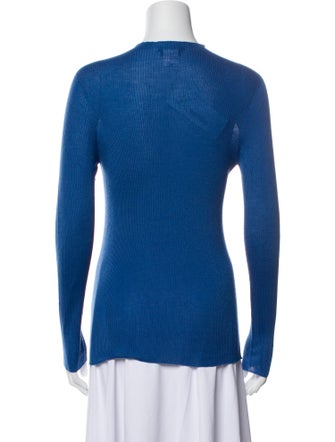 Akris Cashmere Mock Neck Top