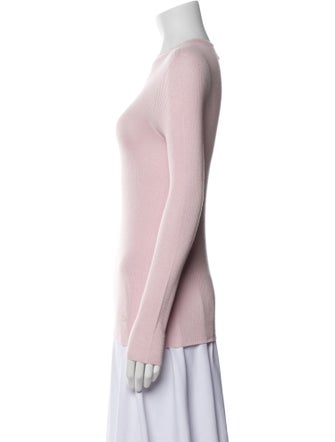 Akris Cashmere Bateau Neckline Top