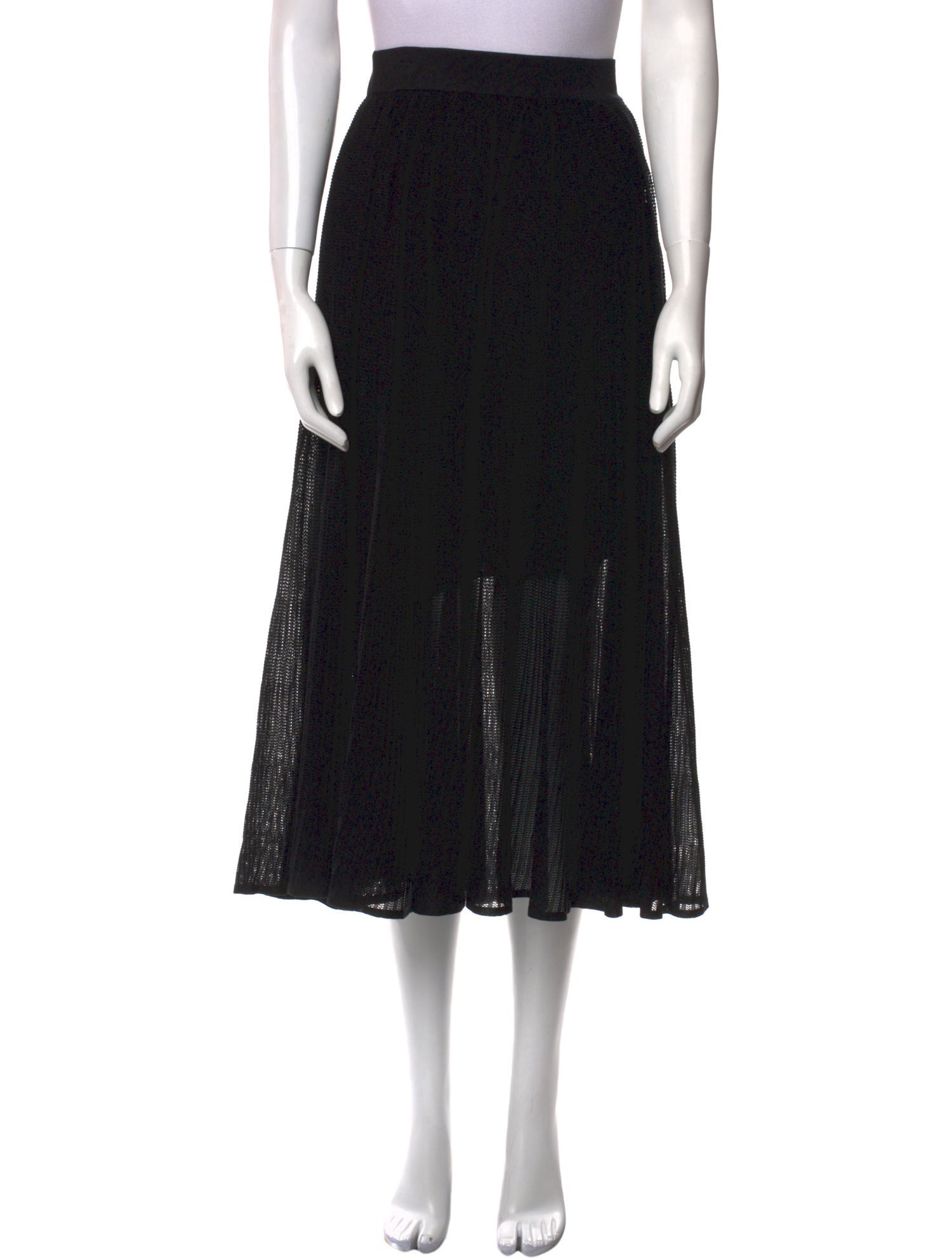 Akris Silk Midi Length Skirt