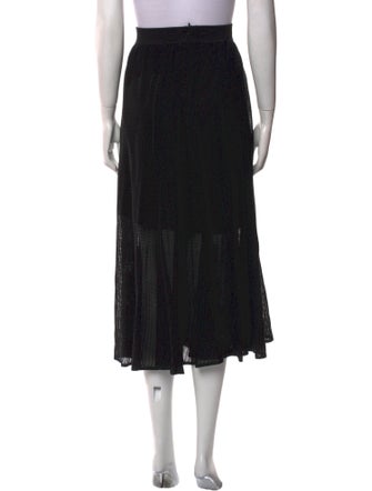 Akris Silk Midi Length Skirt