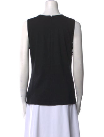 Akris V-Neck Sleeveless Top