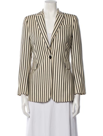 Akris Wool Striped Blazer