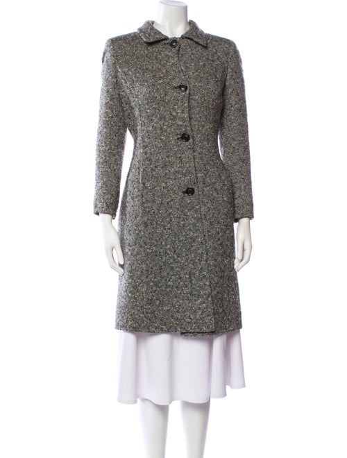 Akris Wool Tweed Pattern Coat