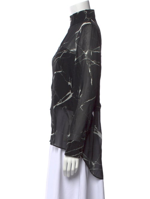 Akris Silk Printed Blouse