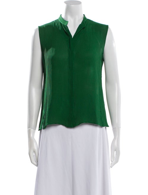 Akris V-Neck Sleeveless Blouse