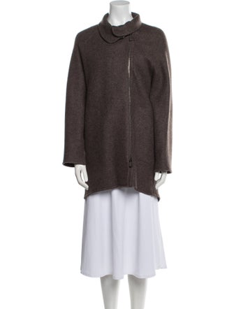 Akris Cashmere Peacoat