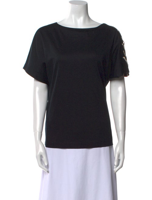 Akris Bateau Neckline Short Sleeve T-Shirt