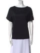 Akris Bateau Neckline Short Sleeve T-Shirt