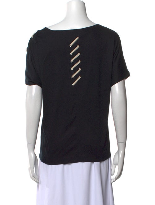 Akris Bateau Neckline Short Sleeve T-Shirt