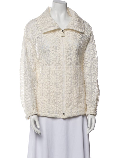 Akris Silk Lace Pattern Jacket