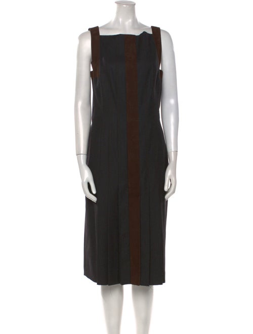 Akris Wool Midi Length Dress