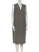 Akris Wool Midi Length Dress