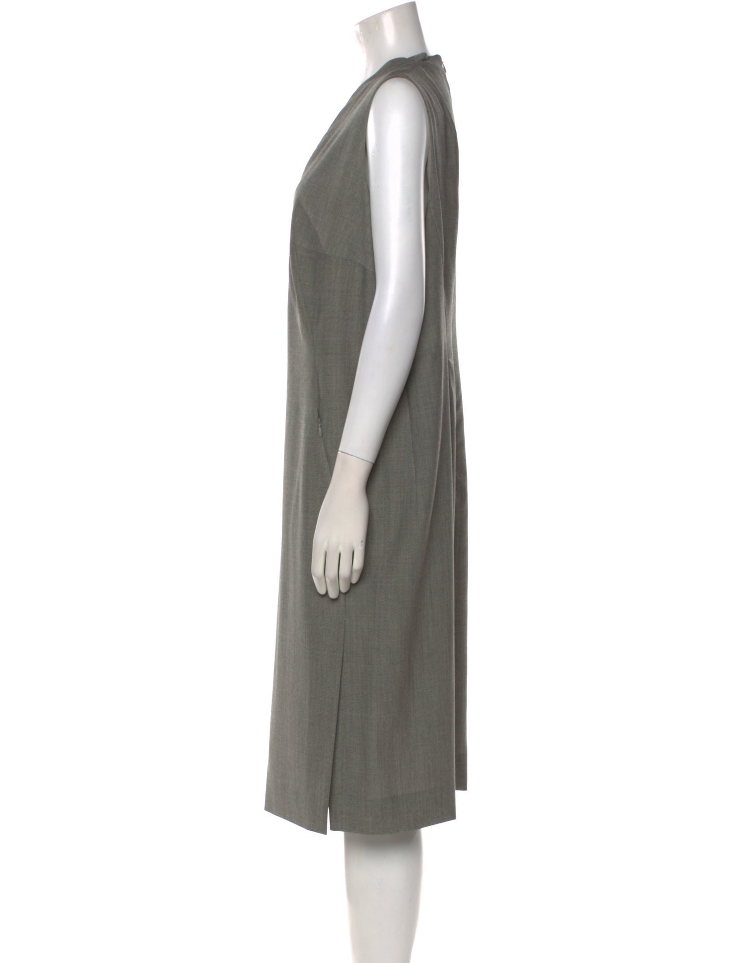 Akris Wool Midi Length Dress
