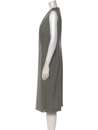 Akris Wool Midi Length Dress