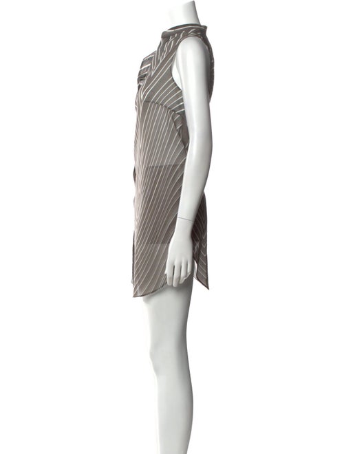 Akris Striped Mini Dress