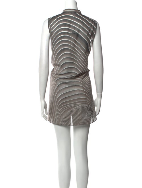 Akris Striped Mini Dress