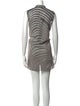 Akris Striped Mini Dress