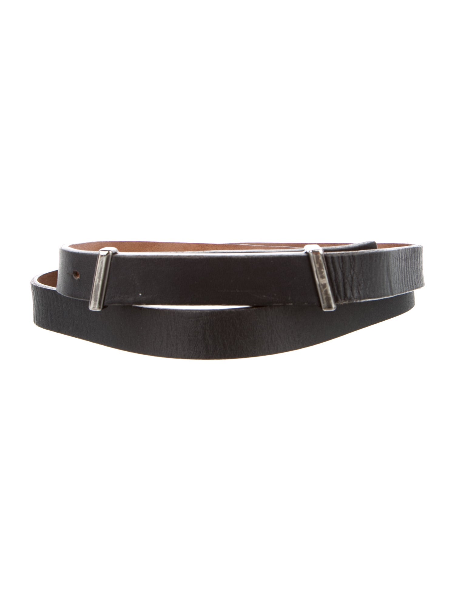 Akris Skinny Leather Waist Belt