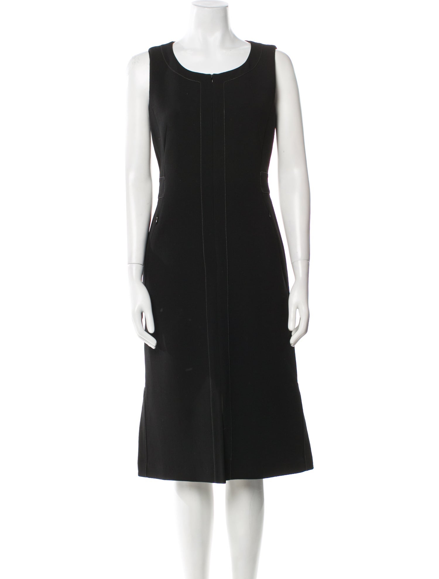 Akris Wool Midi Length Dress