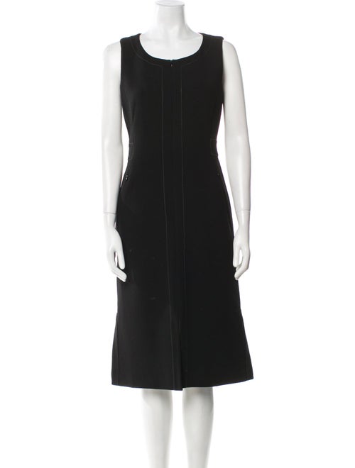Akris Wool Midi Length Dress