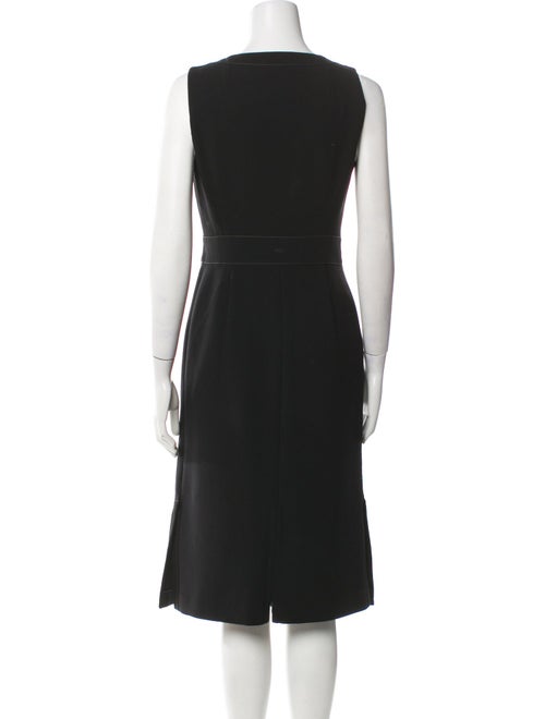 Akris Wool Midi Length Dress
