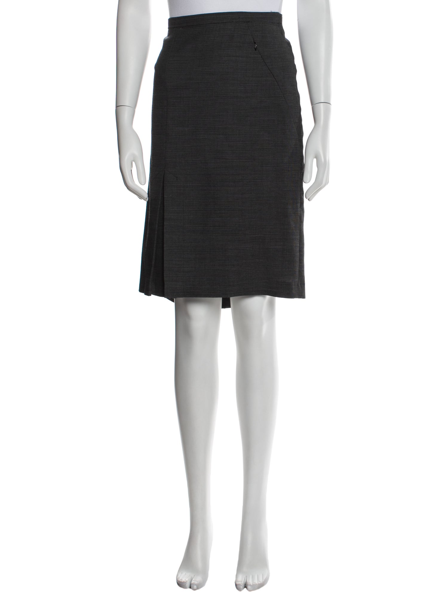 Akris Wool Knee-Length Skirt