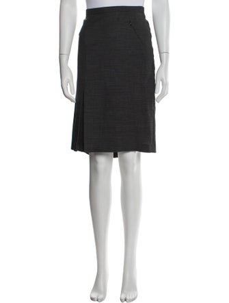 Akris Wool Knee-Length Skirt