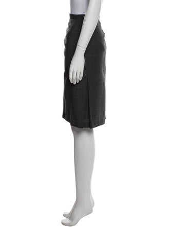 Akris Wool Knee-Length Skirt