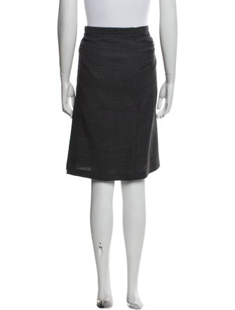Akris Wool Knee-Length Skirt