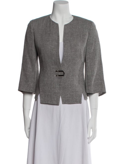 Akris Tweed Pattern Evening Jacket