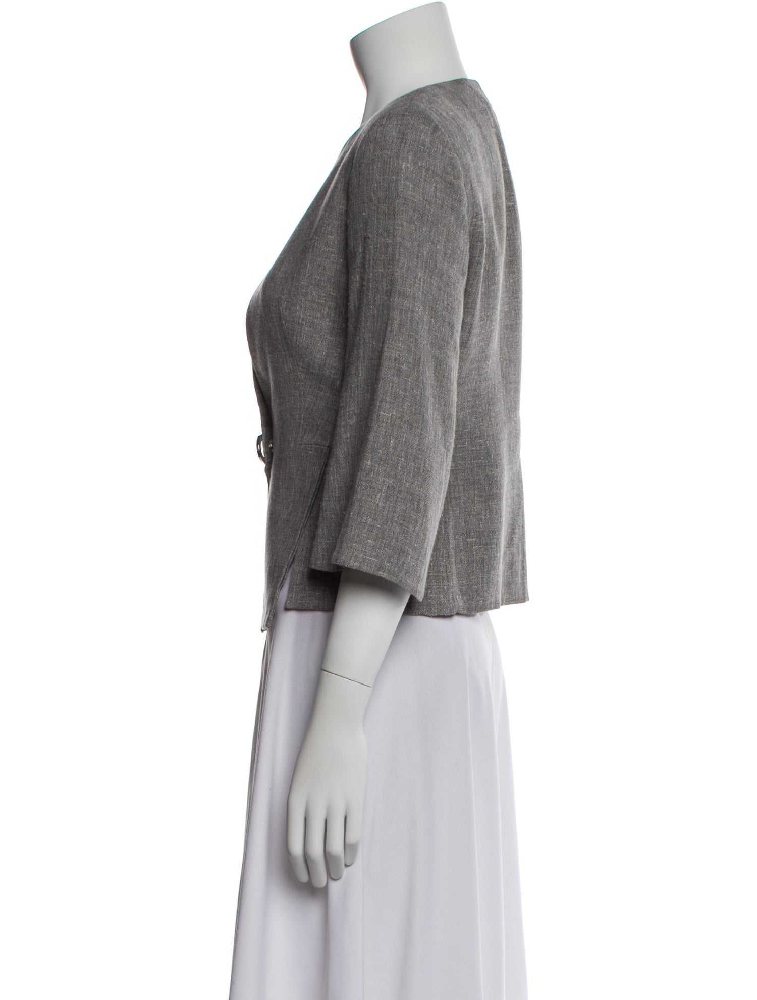 Akris Tweed Pattern Evening Jacket