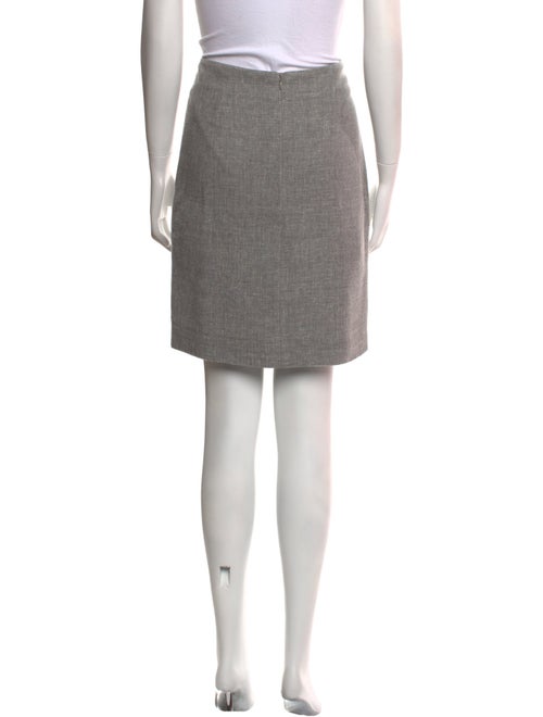 Akris Linen Knee-Length Skirt