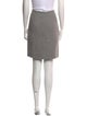 Akris Linen Knee-Length Skirt