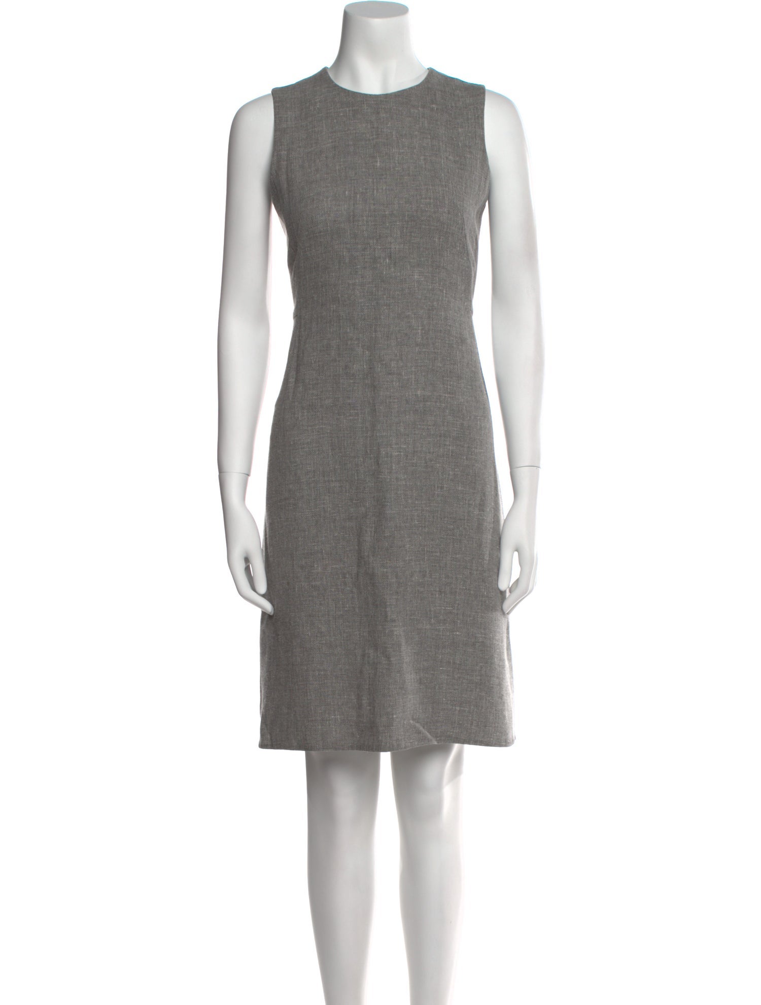 Akris Linen Knee-Length Dress