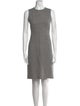 Akris Linen Knee-Length Dress