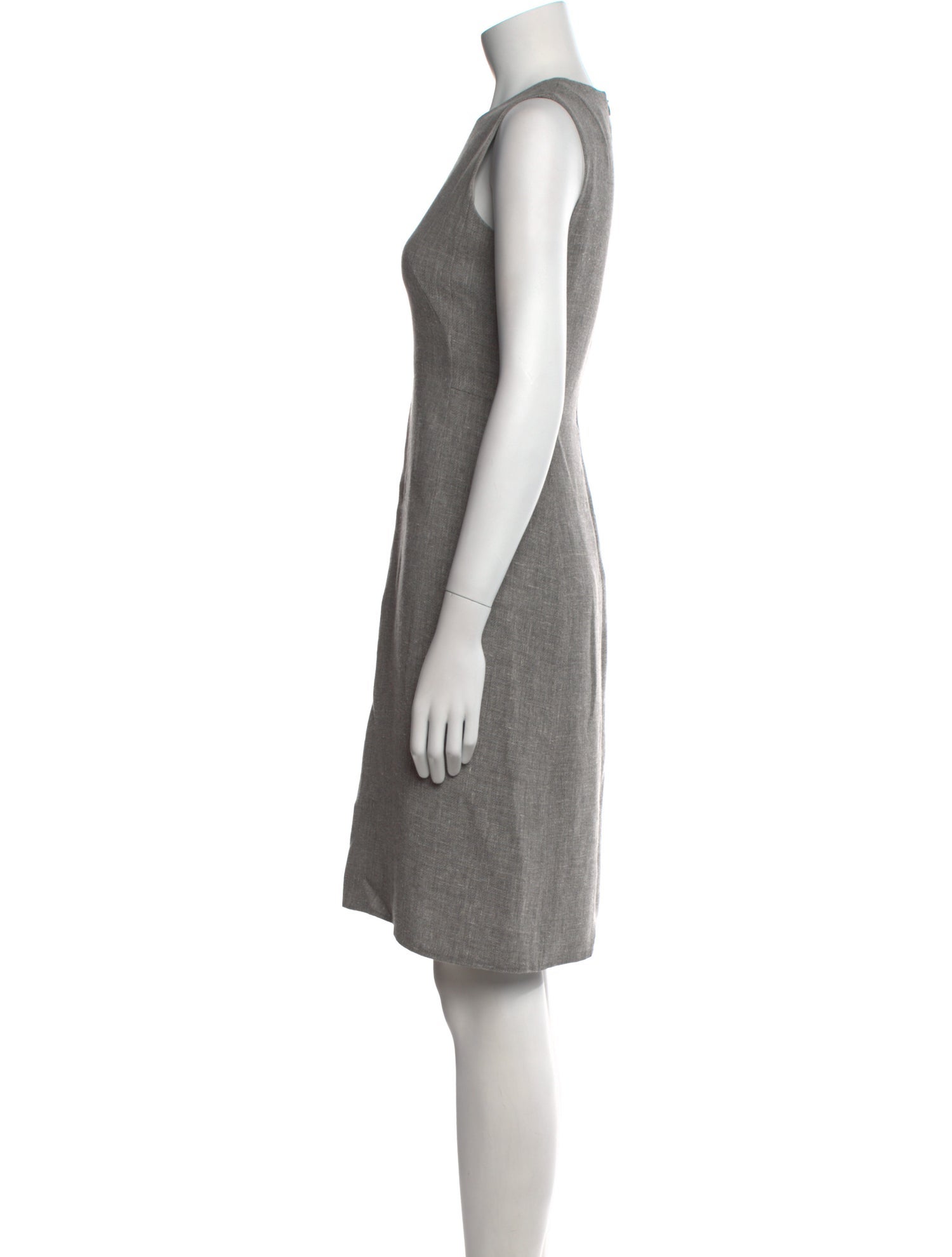 Akris Linen Knee-Length Dress