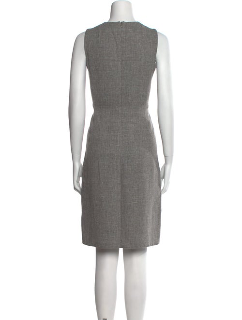 Akris Linen Knee-Length Dress