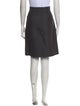Akris Pleated Accents Knee-Length Skirt