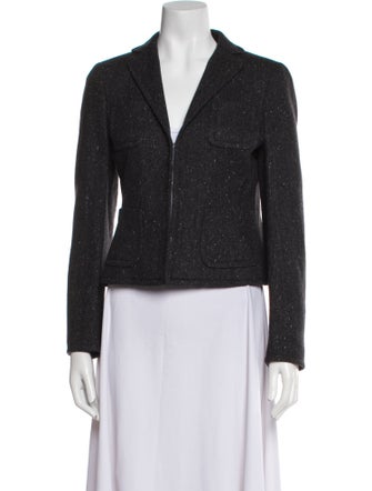 Akris Cashmere Printed Blazer