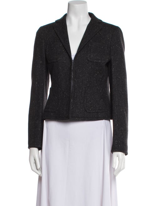 Akris Cashmere Printed Blazer