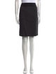 Akris Cashmere Knee-Length Skirt