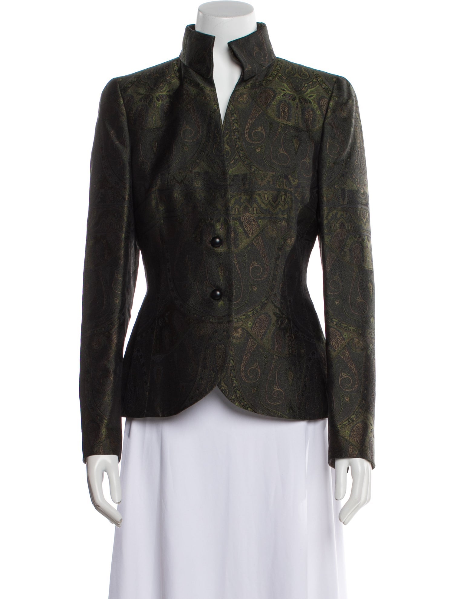 Akris Tweed Pattern Jacket