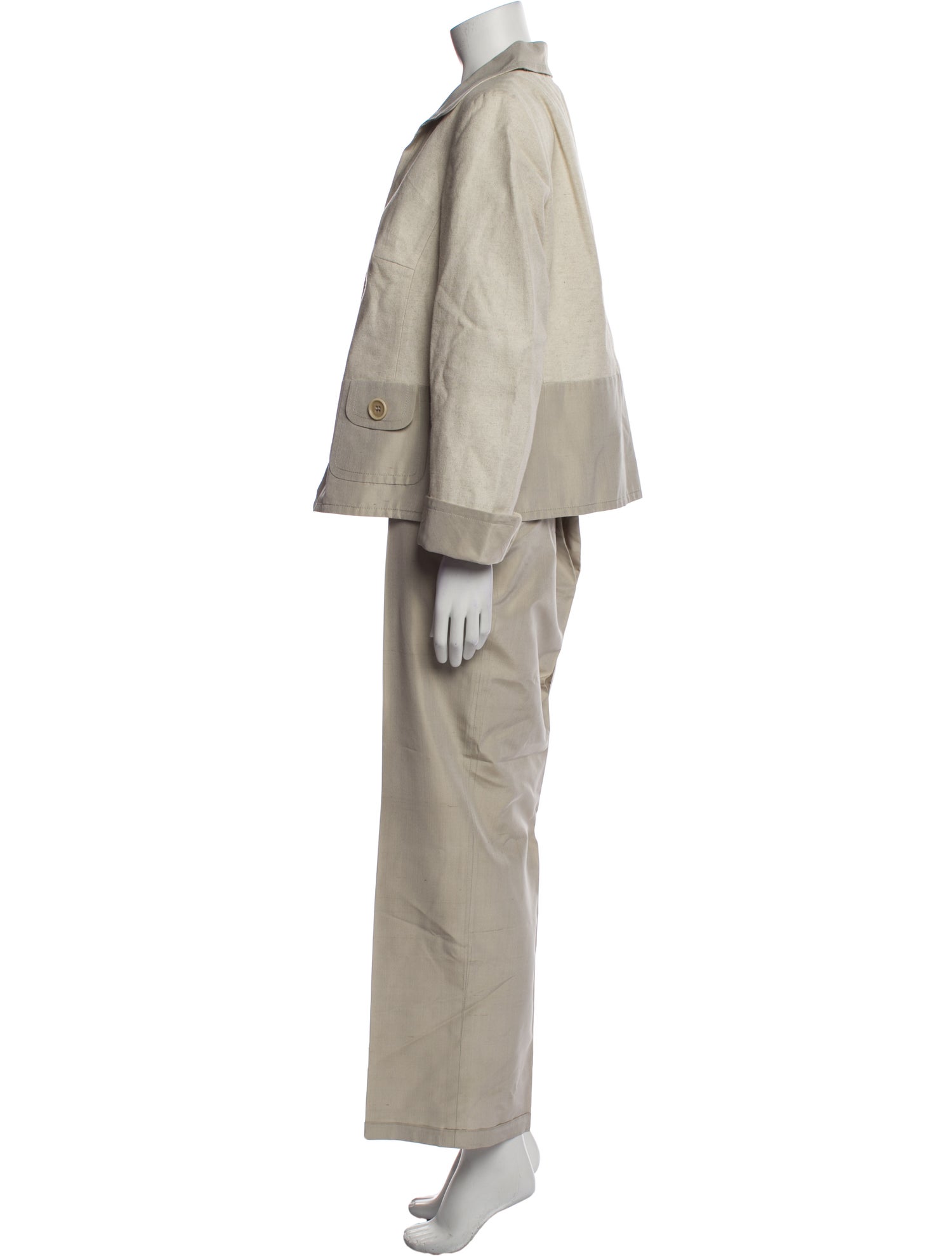 Akris Pleated Accents Pant Set