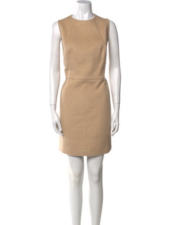 Akris Camel Hair Mini Dress