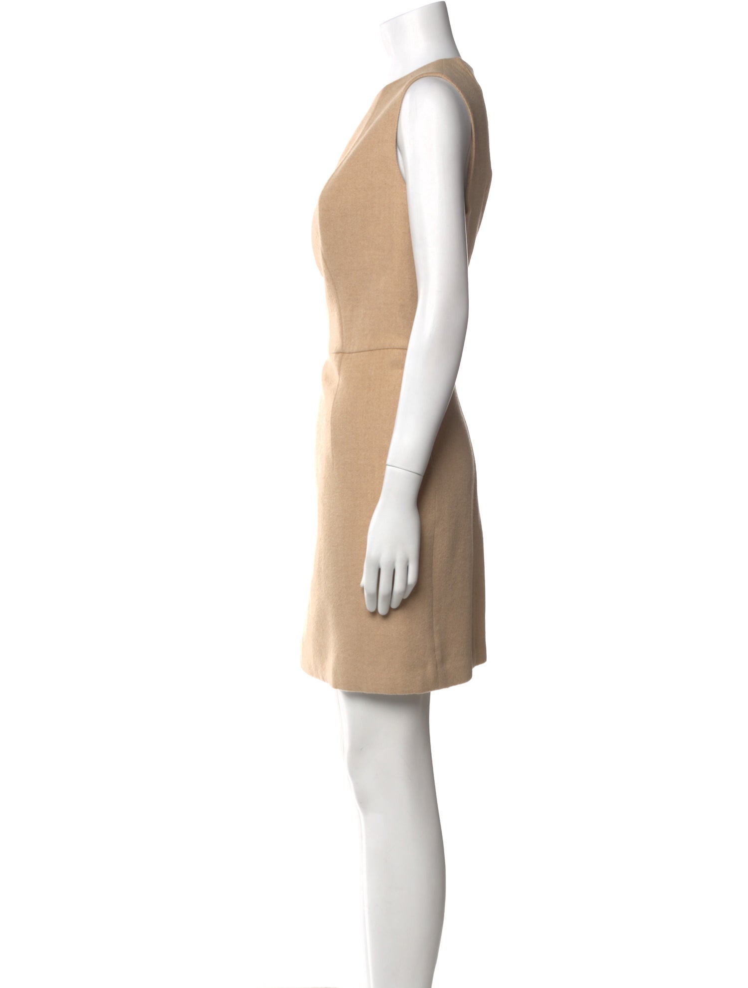 Akris Camel Hair Mini Dress